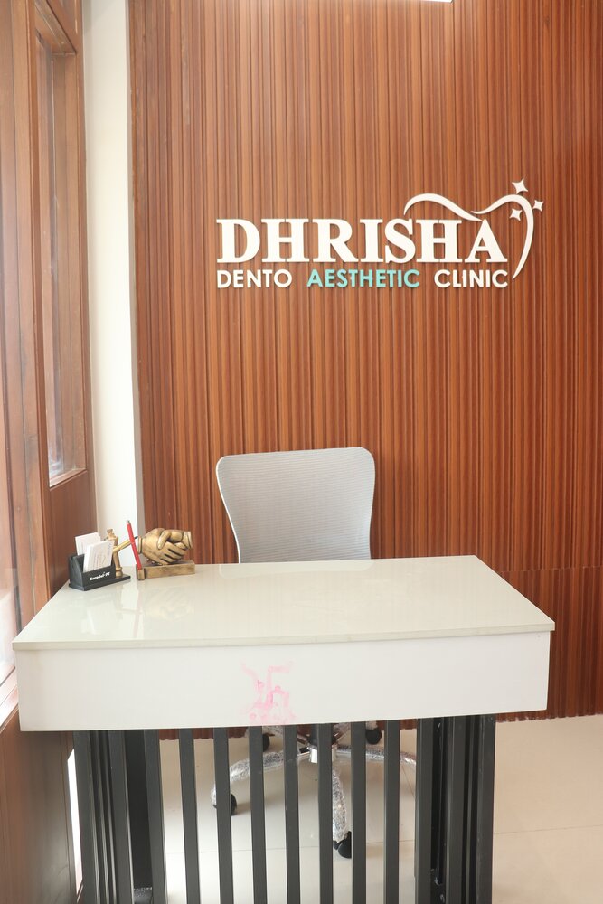 Dental equipment at Dhrisha Dento Aesthetic Clinic