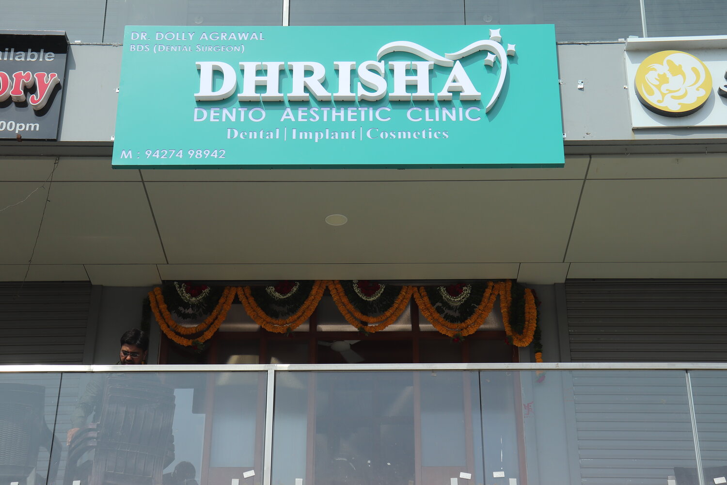 Treatment area at Dhrisha Dento Aesthetic Clinic